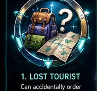 Lost Tourist badge
